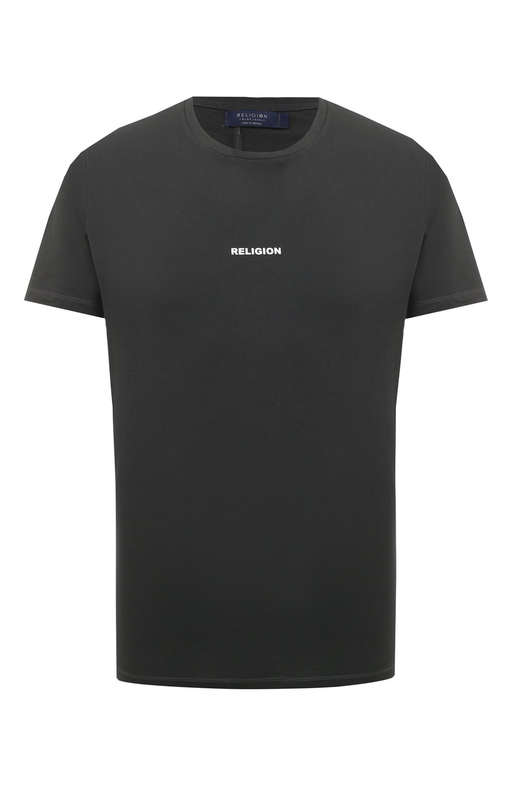 Хлопковая футболка Religion 32BRPN03, цвет серый, размер 48