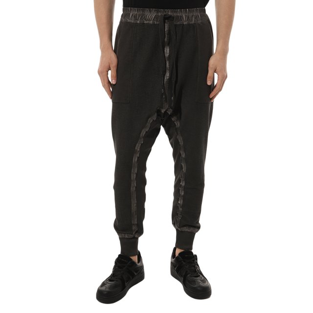 Хлопковые джоггеры Isaac Sellam  LC/PANTS BANDE/SP0NGE Фото 3