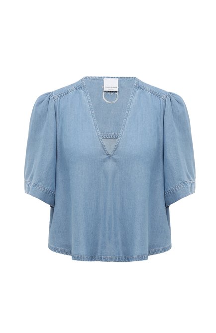Мужского блузка PINKO голубого цвета по цене 21850 руб., арт. 100712-A0G5 | Фото 1