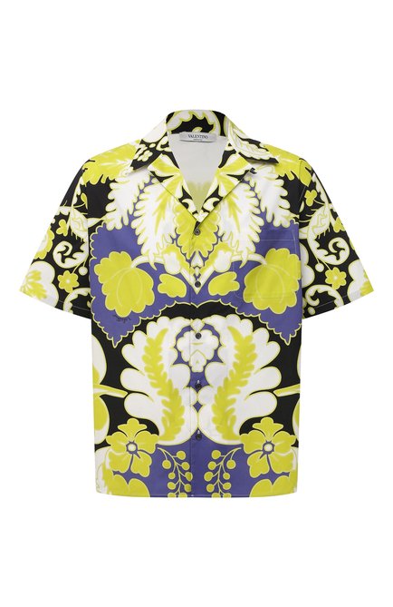 Мужская хлопковая рубашка VALENTINO разноцветного цвета по цене 89950 руб., арт. VV3AAA907A0 | Фото 1