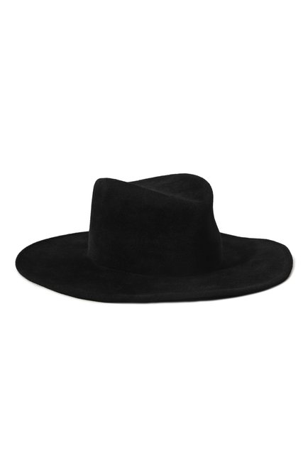Женская шляпа FETISH черного цвета, арт. blaF23n | Фото 2 (Материал сплава: Проставлено; Нос: Не проставлено)