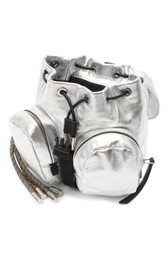 Женский рюкзак dauphine mini MONCLER серебряного цвета, арт. F2-09B-5L702-00-02SJG | Фото 5 (Материал: Натуральная кожа; Размер: mini; Ремень/цепочка: На ремешке)