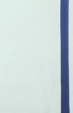 Женский шарф из шелка и хлопка GIORGIO ARMANI голубого цвета, арт. 795297/3R709 | Фото 4 (Материал: Текстиль, Шелк, Хлопок; Материал сплава: Проставлено; Нос: Не проставлено)