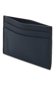 Мужской кожаный футляр для кредитных карт BURBERRY синего цвета,  арт. 8043750 | Фото 3 (Материал: Натуральная кожа)