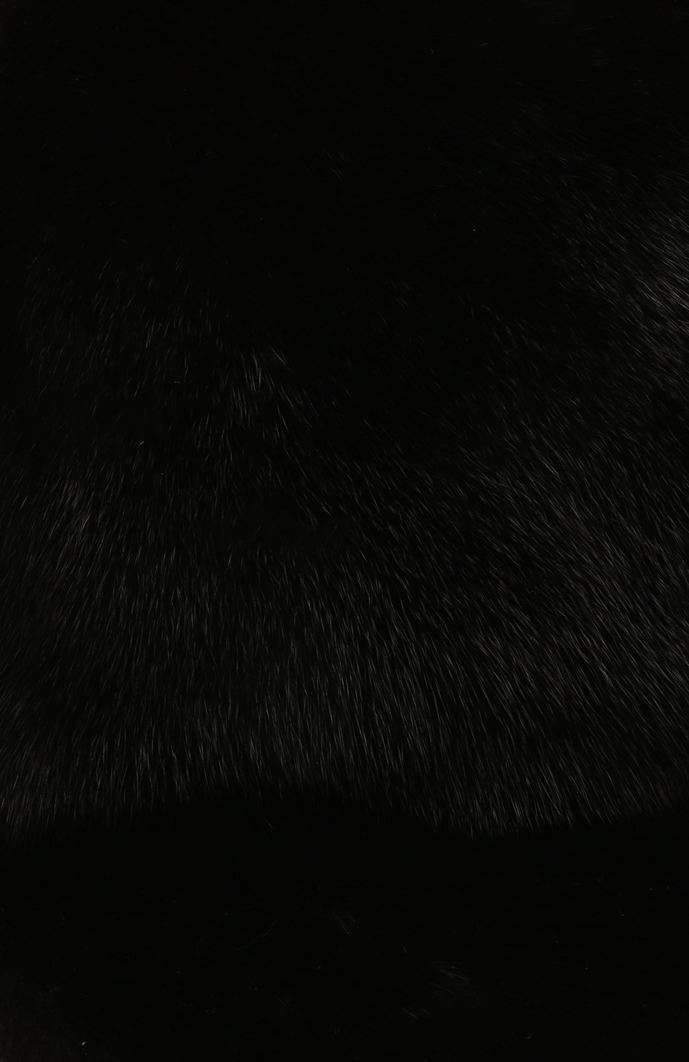 Мужской бейсболка из меха норки FURLAND черного цвета, арт. 0000802110110300602 | Фото 3 (Материал: Натуральный мех)