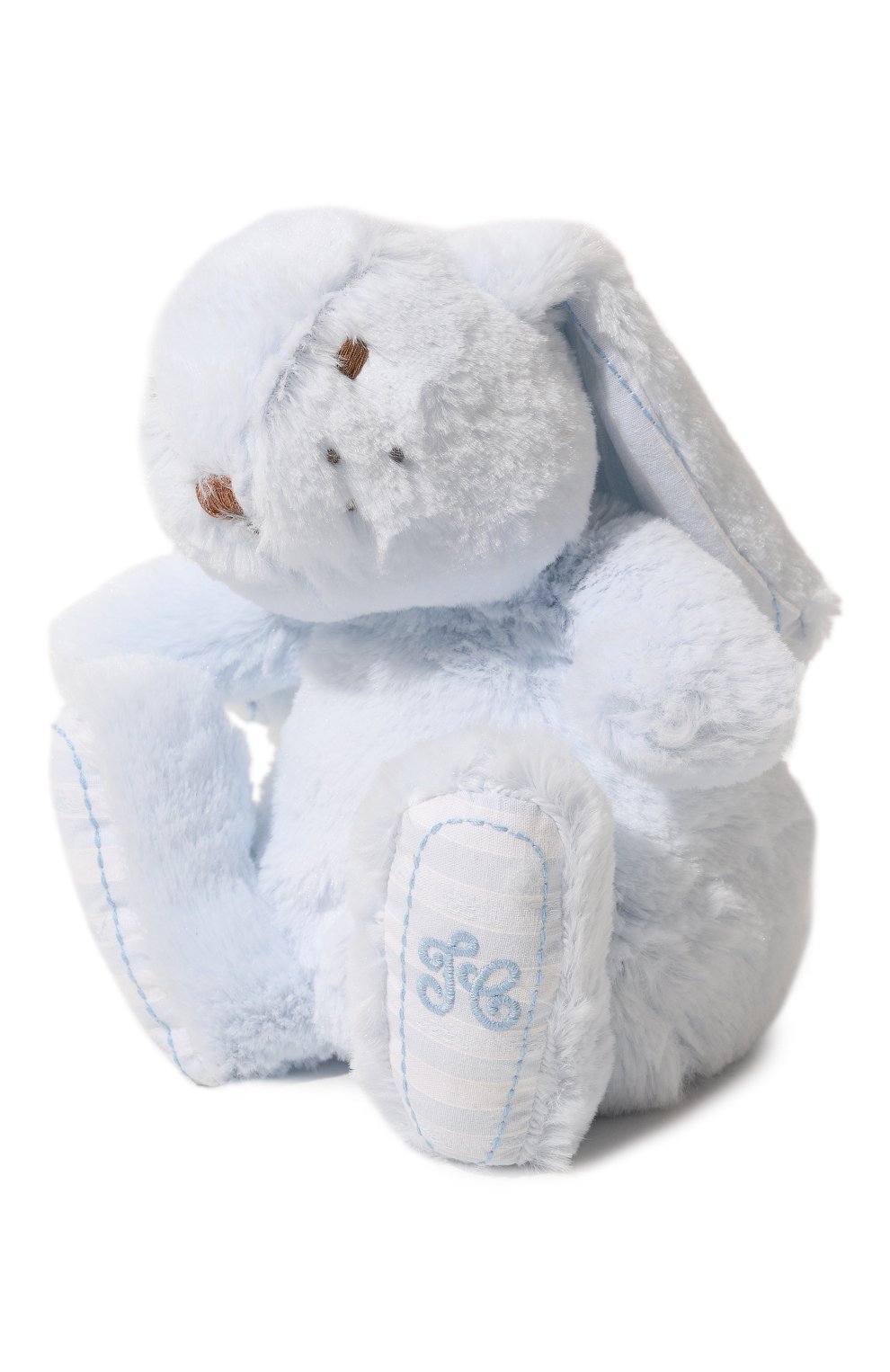 Детского плюшевая игрушка кролик TARTINE ET CHOCOLAT голубого цвета, ар т. T30230H | Фото 2 (Материал: Текстиль, Синтетический материал; Игрушки: Мягкие игрушки; Статус проверки: Проверена категория)