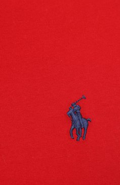 Мужская хлопковая футболка POLO RALPH LAUREN красного цвета, арт. 710680785 | Фото 5 (Принт: Без принта; Рукава: Короткие; Длина (для топов): Стандартные; Материал сплава: Проставлено; Материал внешний: Хлопок; Драгоценные камни: Проставлено; Стили: Кэжуэл)