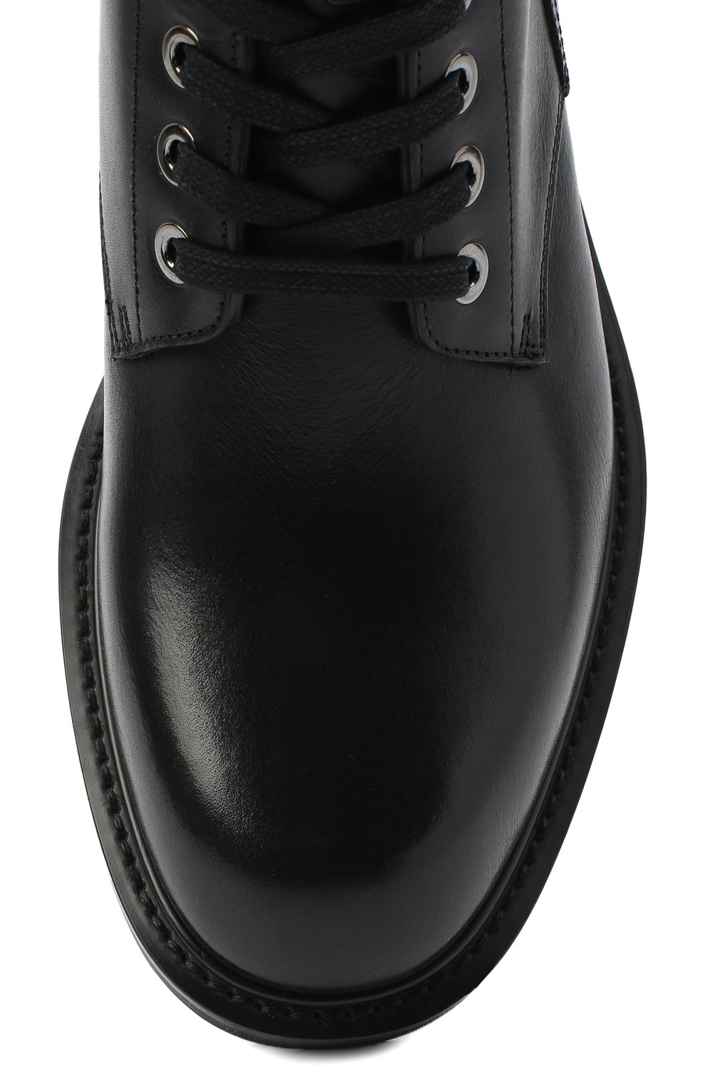 Мужские кожаные ботинки turing JIMMY CHOO черного цвета, арт. TURING/M/VAT | Фото 5 (Мужское Кросс-КТ: Ботинки-обувь; Материал внутренний: Натуральная кожа; Материал сплава: Проставлено; Материал утеплителя: Без утеплителя; Подошва: Плоская; Драгоценные камни: Проставлено; ширина носка стельки: 10,3; толщина подошвы: 2)