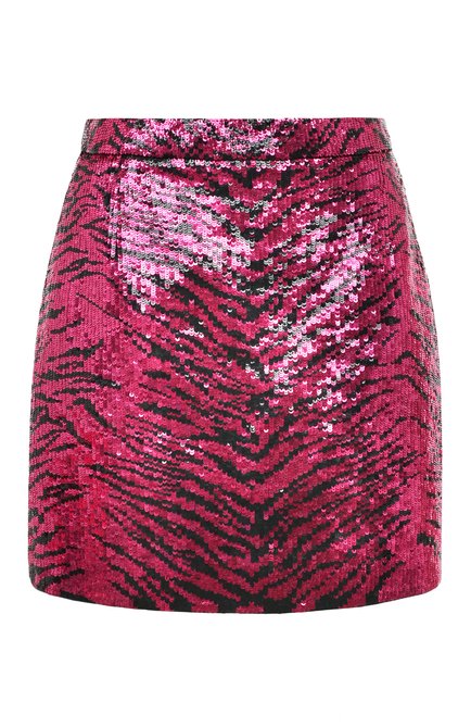 Женская юбка с пайетками SAINT LAURENT розового цвета по цене 462000 руб., арт. 583408/Y404W | Фото 1