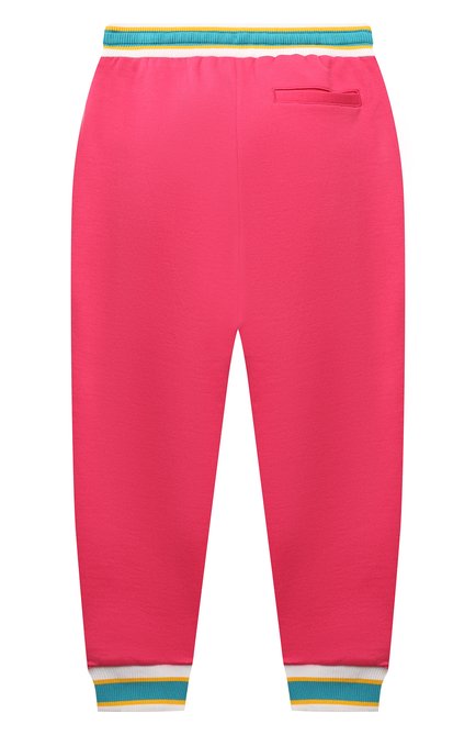 Детские хлопковые джоггеры DOLCE & GABBANA фуксия цвета, арт. L5JP8R/G7CGJ/8-14 | Фото 2 (Девочки Кросс-КТ: Джоггеры-одежда; Материал внешний: Хлопок; Ростовка одежда: 10 - 11 лет | 140 - 146см, 12 лет | 152 см, 8 лет | 128 см)