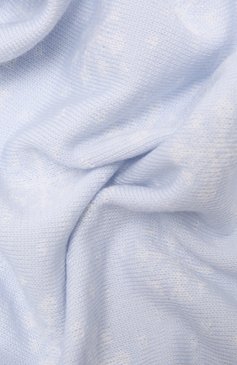 Детского шерстяное одеяло IL TRENINO голубого цвета, арт. 21 5619 | Фото 2 (Материал: Текстиль, Шерсть)