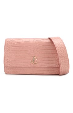 Женская поясная сумка varenne JIMMY CHOO светло-розового цвета, арт. VARENNE BELT BAG/CCJ | Фото 5 (Материал: Натуральная кожа; Стили: Классический; Размер: mini)