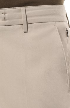 Мужские хлопковые брюки BOGNER бежевого цвета, арт. 18027848 | Фото 5 (Длина (брюки, джинсы): Стандартные; Случай: Повседневный; Материал сплава: Проставлено; Материал внешний: Хлопок; Драгоценные камни: Проставлено; Стили: Кэжуэл)