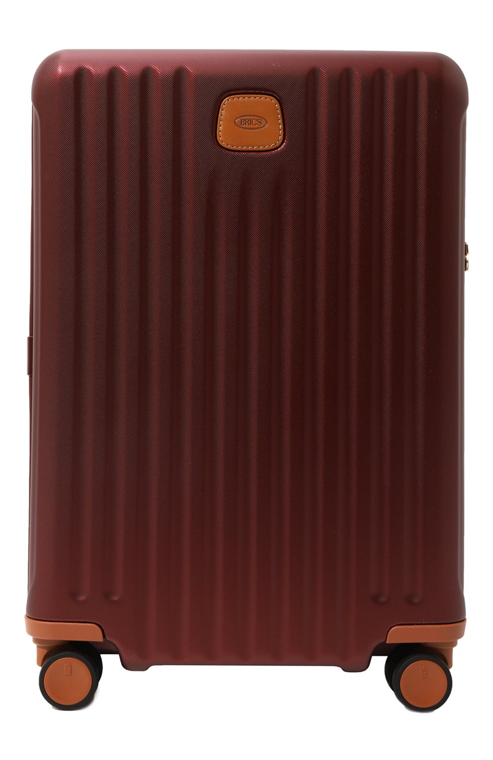 Женский дорожный чемодан capri trolley BRIC`S бордового цвета, арт. BRK28027.020 | Фото 1 (Материал: Экокожа; Размер: large)