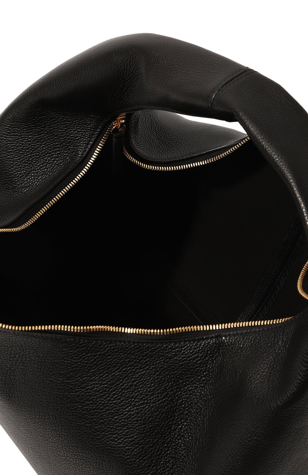 Женская сумка panier FRENZLAUER черного цвета, арт. T42 | Фото 5 (Сумки-технические: Сумки top-handle; Материал: Натуральная кожа; Материал сплава: Проставлено; Драгоценные камни: Проставлено; Размер: large)