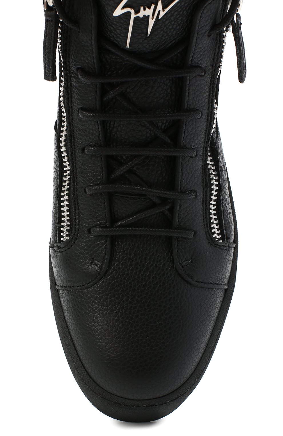 Кожаные кеды Kriss Winter Giuseppe Zanotti Design  RU00019/001 Фото 5