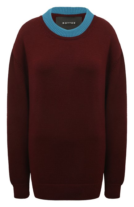 Женский шерстяной свитер BOTTER бордового цвета по цене 75800 руб., арт. WM7031 K015 | Фото 1
