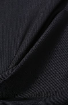 Мужской шелковый платок GIORGIO ARMANI темно-синего цвета, арт. 360023/8P999 | Фото 2 (Материал: Текстиль, Шелк; Статус проверки: Проверено, Проверена категория)