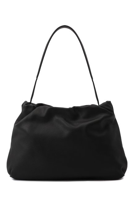 Женская сумка bourse THE ROW черного цвета, арт. W1307L97 | Фото 1 (Размер: medium; Материал: Натуральная кожа; Сумки-технические: Сумки top-handle)