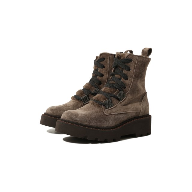 Кожаные ботинки Brunello Cucinelli BZS0FZG214