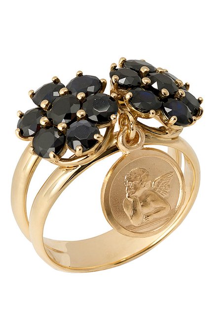 Женские кольцо DOLCE & GABBANA бесцветного цвета, арт. WRDS3G W00 Z0000 | Фото 1 (Драгоценные камни: Сапфиры; Материал сплава: Желтое золото)