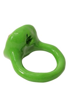 Женское кольцо LILI ARCHIVE зеленого цвета, арт. RMSNOW8 | Фото 3 (Материал: Кристаллы, Пластик, Керамика; Региональные ограничения белый список (Axapta Mercury): Не проставлено; Нос: Не проставлено)