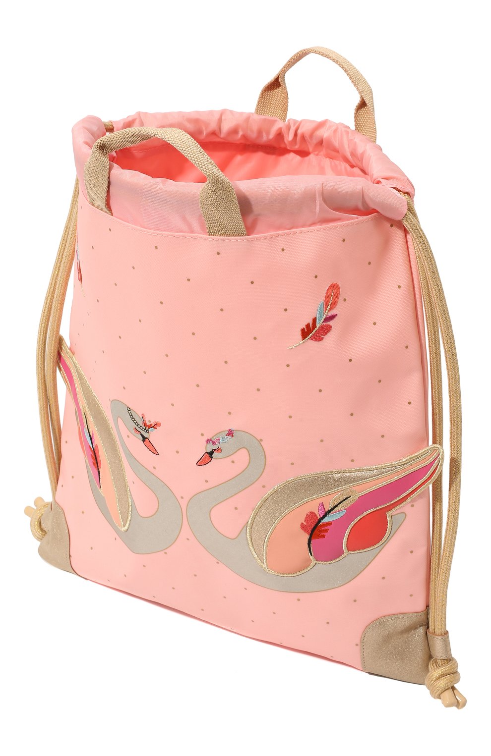 Детская сумка-рюкзак JEUNE PREMIER светло-розового цвета, арт. CI022186 | Фото 3 (Материал: Текстиль)
