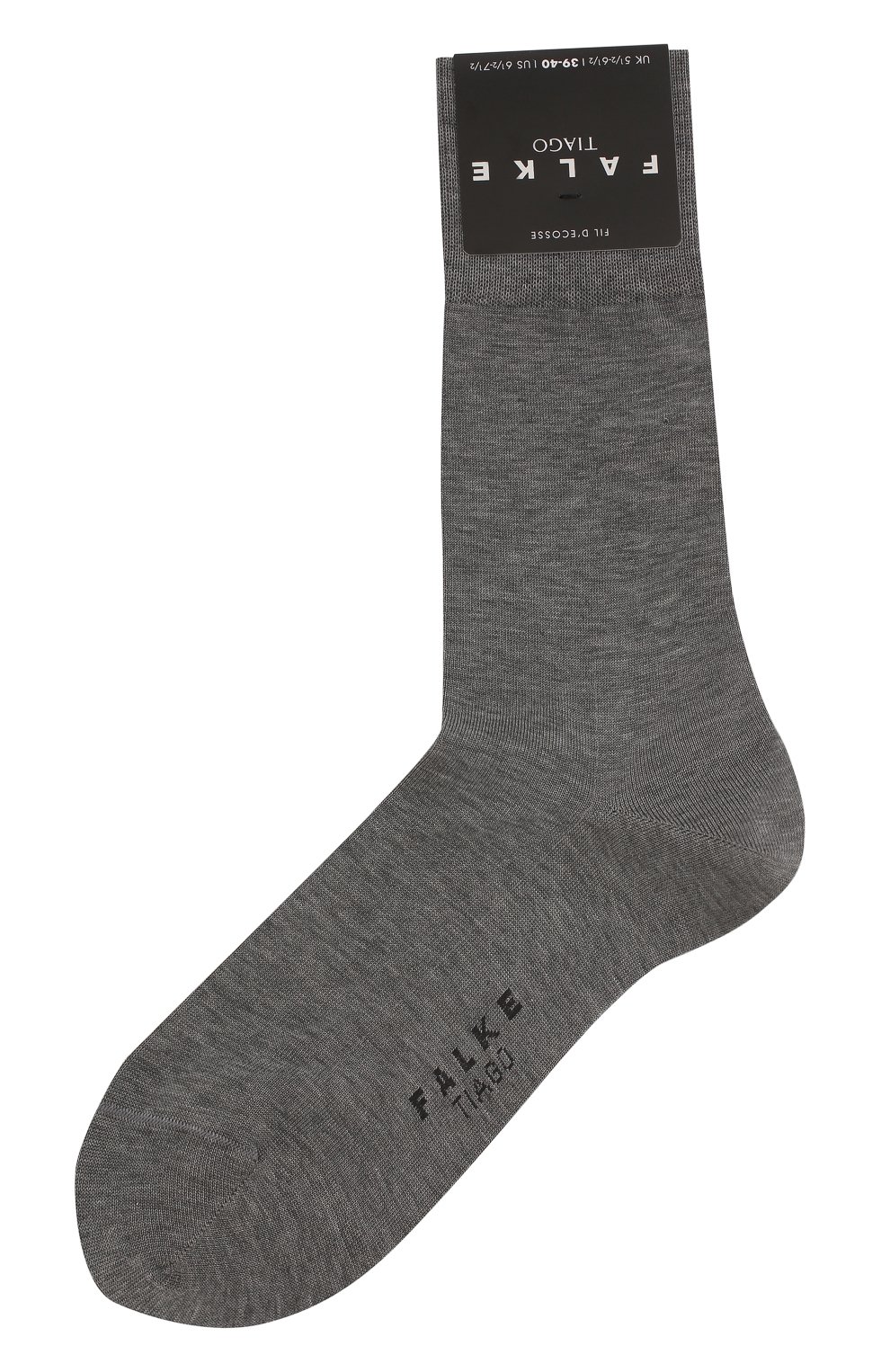 Мужские хлопковые носки tiago FALKE серого цвета, арт. 14662 | Фото 1 (Кросс-КТ: бельё; Материал внутренний: Не назначено; Материал сплава: Проставлено; Нос: Не проставлено; Материал внешний: Хлопок; Статус проверки: Проверена категория)