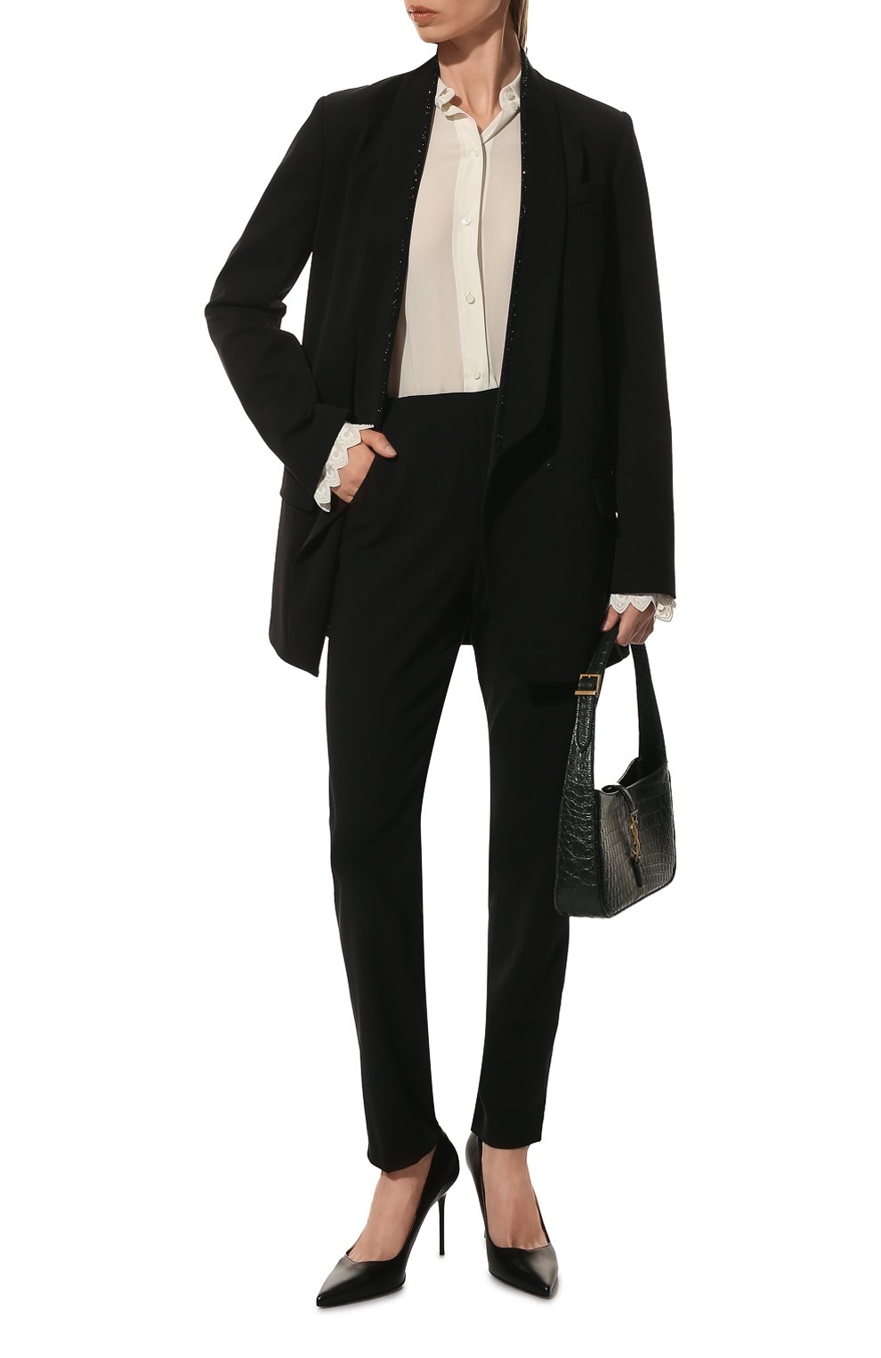 Шерстяные брюки Giorgio Armani  8CHPP01R/T001N Фото 2