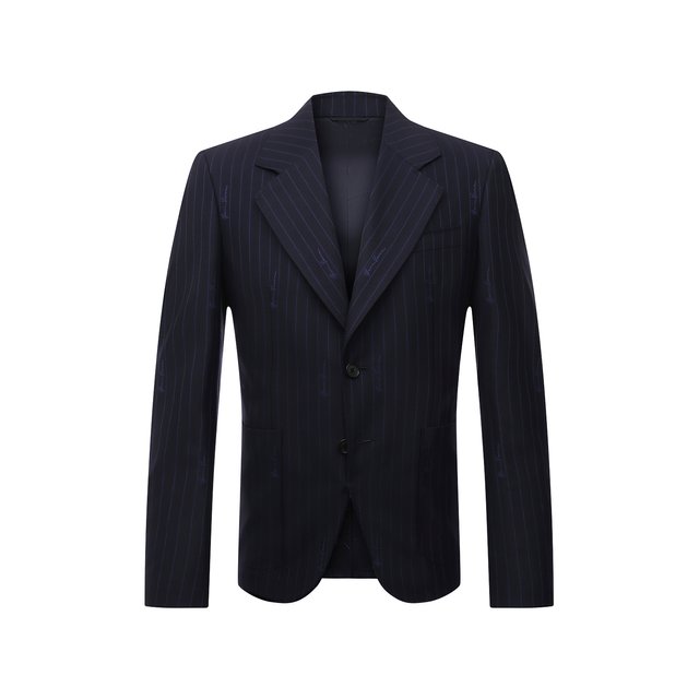 Пиджак из шерсти и хлопка Versace A88820/1F01181