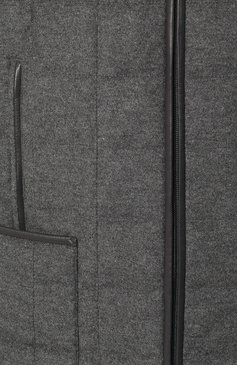 Мужская куртка из смеси шелка и шерсти ZILLI серого цвета, арт. MAS-IF0X0-30291/0004 | Фото 5 (Кросс-КТ: Куртка; Мужское Кросс-КТ: шерсть и кашемир, Верхняя одежда; Материал внешний: Шерсть, Шелк; Рукава: Длинные; Длина (верхняя одежда): До середины бедра; Материал сплава: Проставлено, Проверено; Драгоценные камни: Проставлено; Материал подклада: Шелк; Статус проверки: Проверена категория)