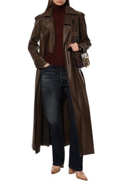 Женские кожаные туфли SANTONI розового цвета, арт. WDBN70032HI2BIVLP43 | Фото 2 (Каблук высота: Высокий; Материал внутренний: Натуральная кожа; Каблук тип: Устойчивый; Подошва: Плоская)