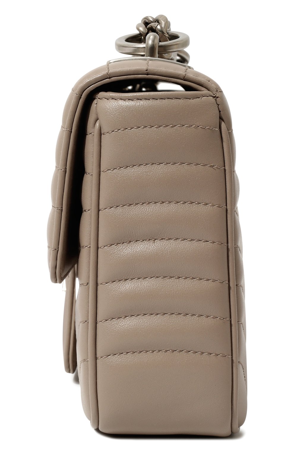 Женская сумка PRADA бежевого цвета, арт. 1BD108-2D91-F0CH4-COI | Фото 3 (Сумки-технические: Сумки через плечо; Материал: Натуральная кожа; Размер: small)