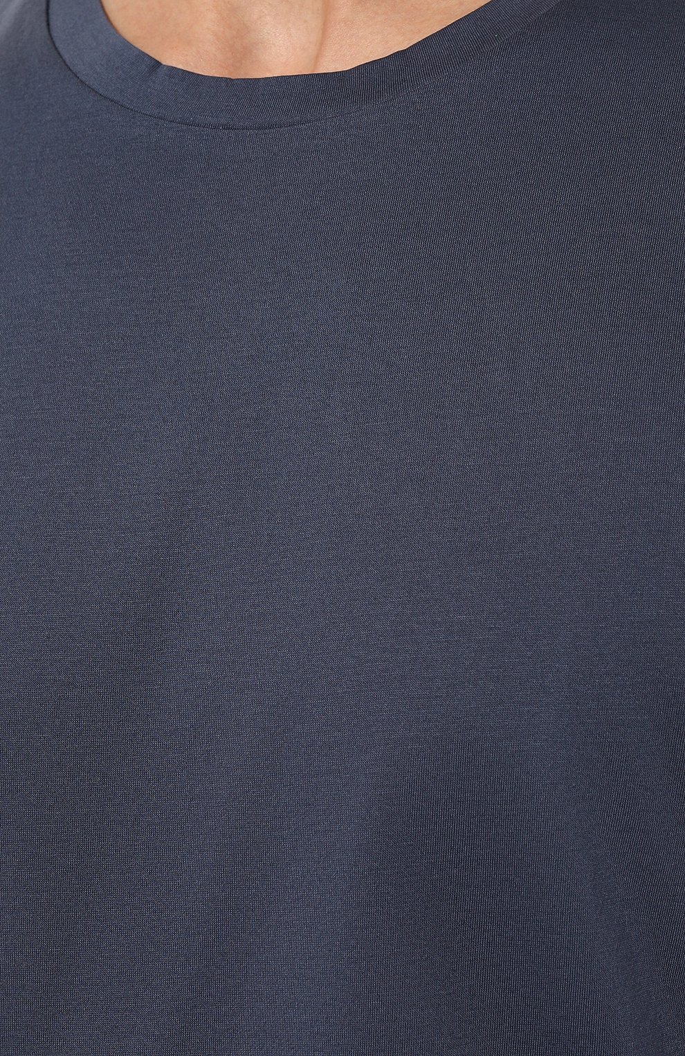 Мужская хлопковая футболка BOSS синего цвета, арт. 50468395 | Фото 5 (Принт: Без принта; Рукава: Короткие; Длина (д ля топов): Стандартные; Материал сплава: Проставлено; Материал внешний: Хлопок; Драгоценные камни: Проставлено; Стили: Кэжуэл)