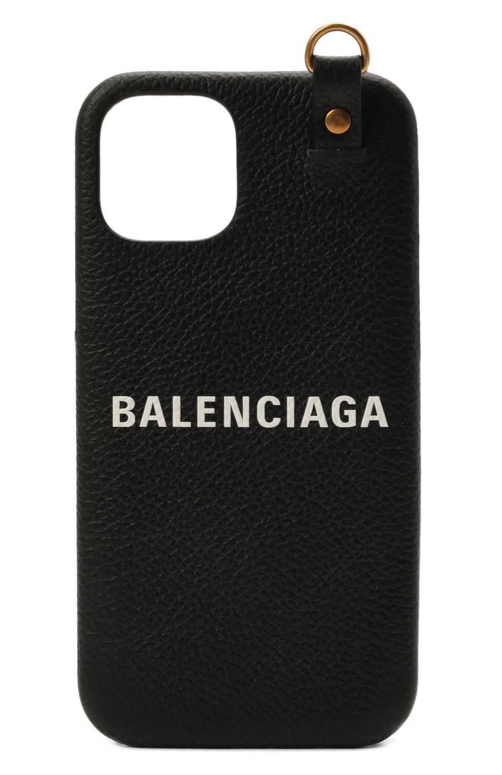 Комплект из чехлов для iphone 12/12 pro и airpods pro BALENCIAGA черного цвета, арт. 660066/13MVM | Фото 2 (Материал: Пластик)