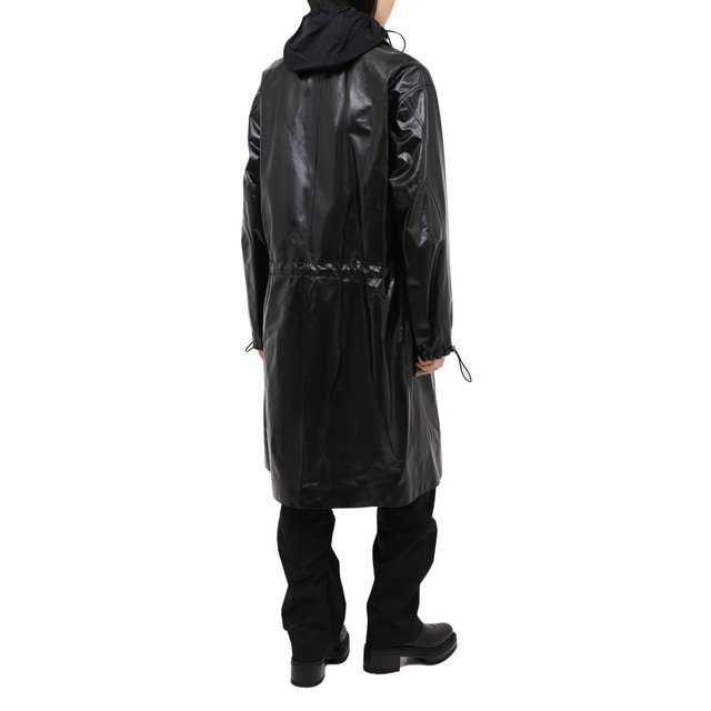 фото Кожаное пальто bottega veneta