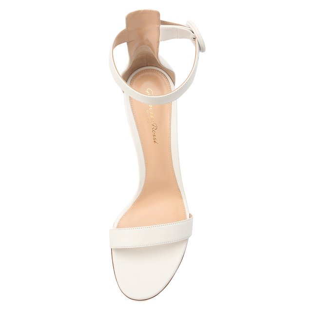 Кожаные босоножки Portofino 85 Gianvito Rossi  G60953.85RIC.NAPBIAN Фото 6
