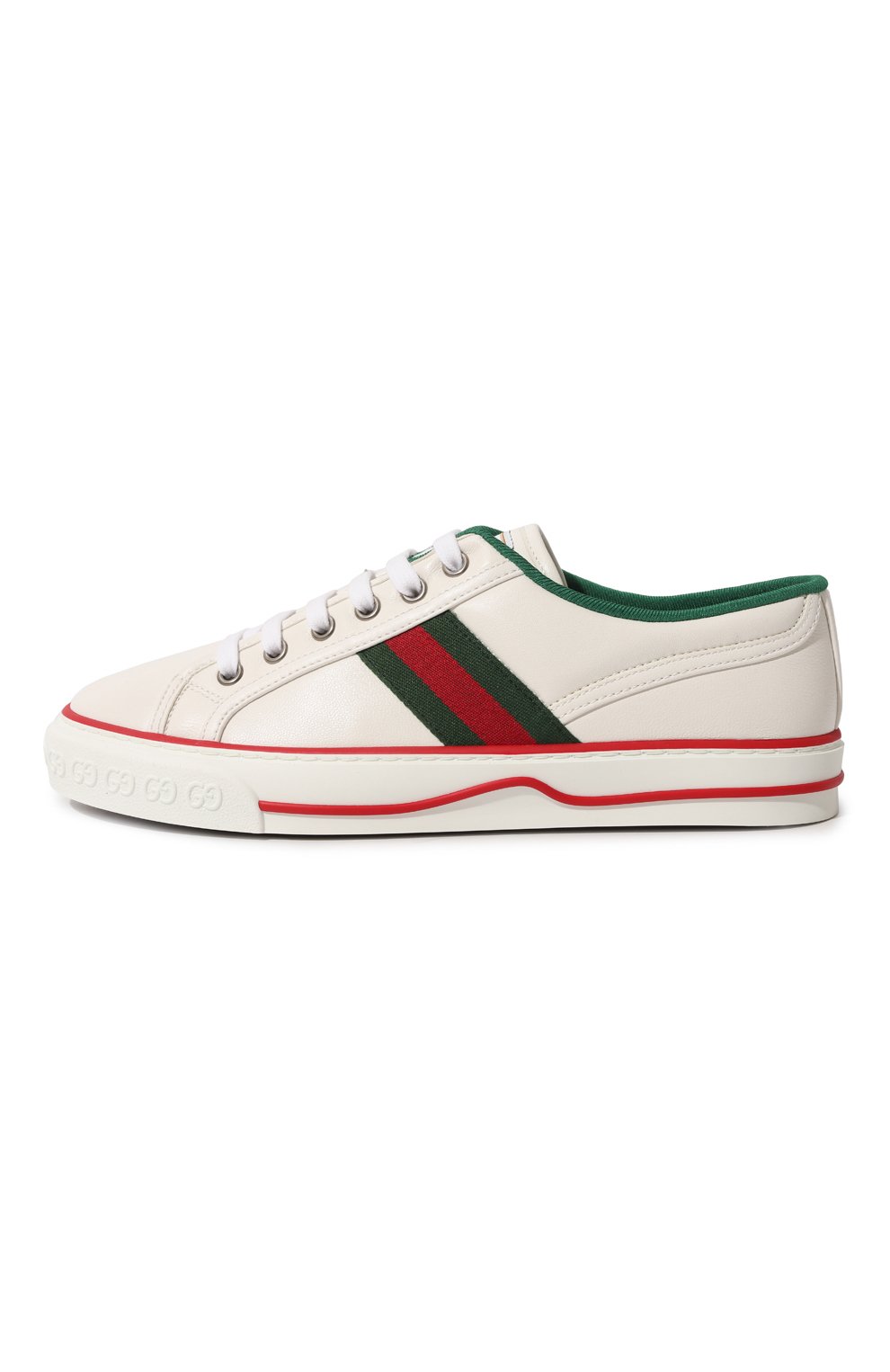 Кожаные кеды Tennis 1977 Gucci  645979 17L10 Фото 4