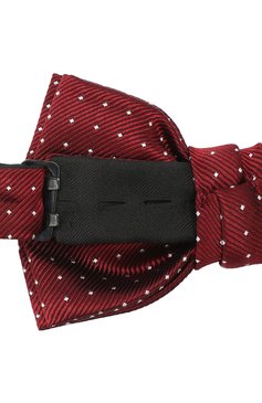 Мужской шелковый галстук-бабочка LANVIN бордового цвета, арт. 1309/B0W TIE | Фото 3 (Материал: Текстиль, Шелк; Статус проверки: Проверено, Проверена категория)