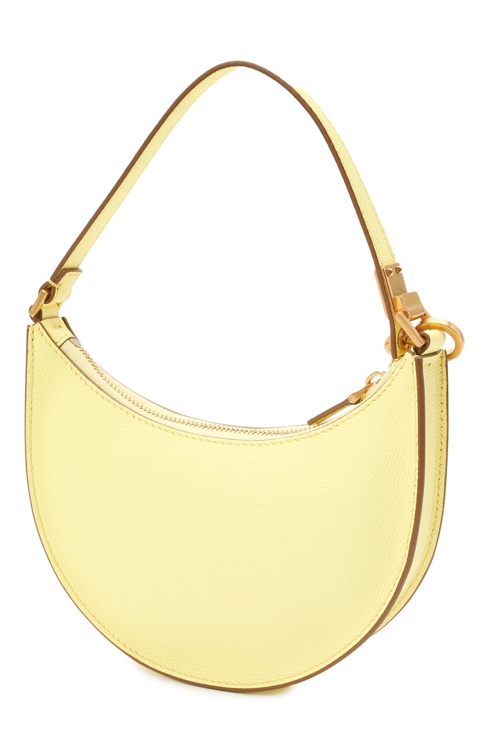 Женская сумка vsling mini VALENTINO желтого цвета, арт. WW2P0W19/RQR | Фото 3 (Сумки-технические: Сумки через плечо; Материал: Натуральная кожа; Размер: mini)