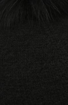 Детского кашемировая шапка GIORGETTI CASHMERE черного цвета, арт. MB1693/TU/12A | Фото 3 (Материал: Текстиль, Кашемир, Шерсть)