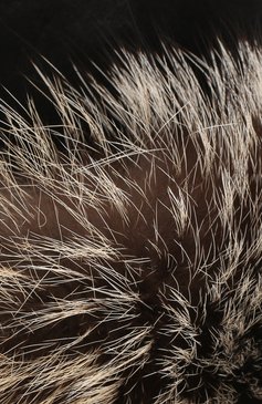 Мужская шапка-ушанка из меха норки и лисы FURLAND светло-коричневого цвета, арт. 0090909850028300059 | Фото 3 (Материал: Натуральный мех)