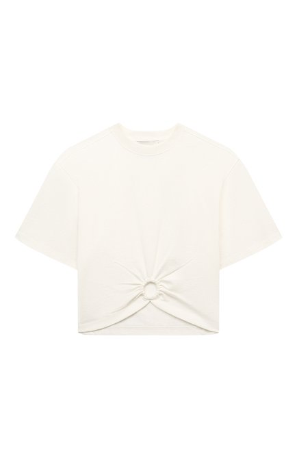 Детская хлопковая футболка LES COYOTES DE PARIS белого цвета по цене 13450 руб., арт. 123-22-042 | Фото 1