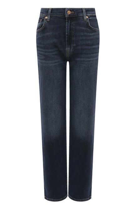 Женские джинсы 7 FOR ALL MANKIND темно-синего цвета по цене 32950 руб., арт. JSERA910DE | Фото 1