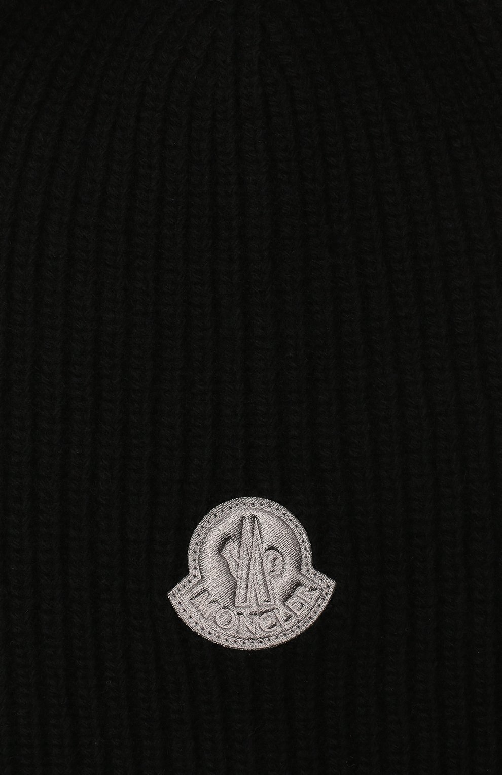 Женская шерстяная шапка MONCLER черного цвета, арт. F2-093-9Z744-00-A9197 | Фото 3 (Материал: Текстиль, Шерсть)