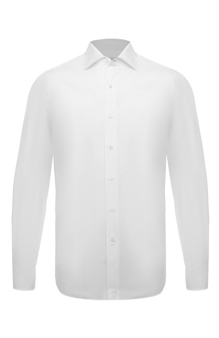 Мужская хлопковая сорочка ALESSANDRO GHERARDI белого цвета по цене 34300 руб., арт. BP1-2G-7T/1029 | Фото 1