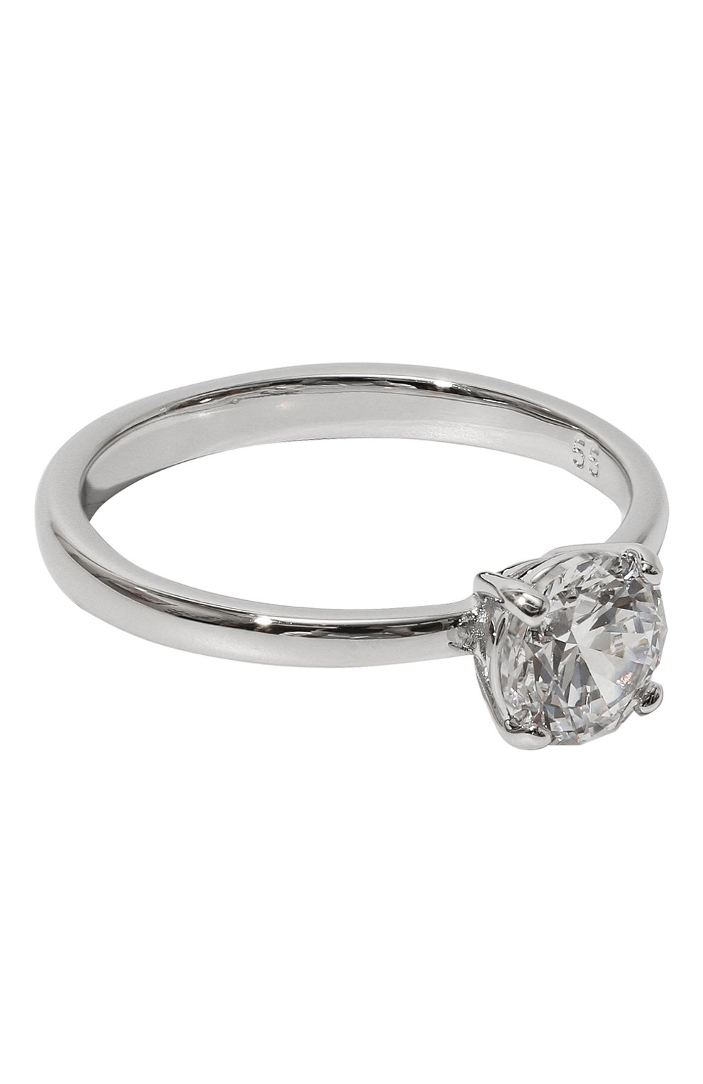 Женское кольцо attract round SWAROVSKI серебряного цвета, арт. 5368542 | Фото 1 (Статус проверки: Проверено, Проверена категория; Материал: Металл)