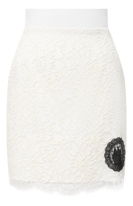 Женская юбка ULYANA SERGEENKO белого цвета по цене 155500 руб., арт. GNC002SS20P (0513т20) | Фото 1