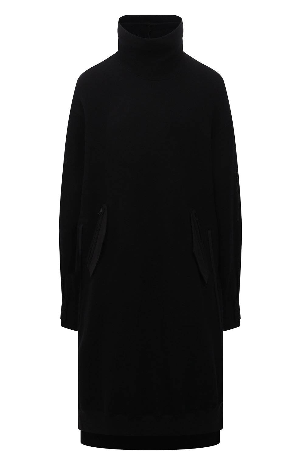 Платья Yohji Yamamoto, Хлопковое платье Yohji Yamamoto, Япония, Чёрный, Хлопок: 85%; Целлюлоза: 15%; Спина-хлопок: 100%;, 12233263  - купить