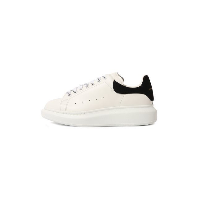 Кожаные кеды Oversized Alexander McQueen  553770/WHGP79061 Фото 4